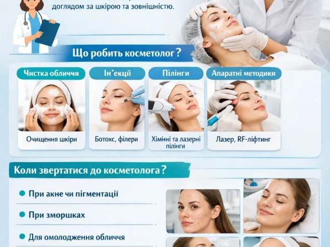 Косметолог: хто це, що робить і коли потрібен лікар-косметолог?