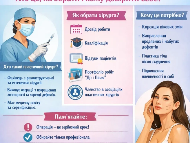 Пластичний хірург: хто це, як обрати і кому довірити себе?